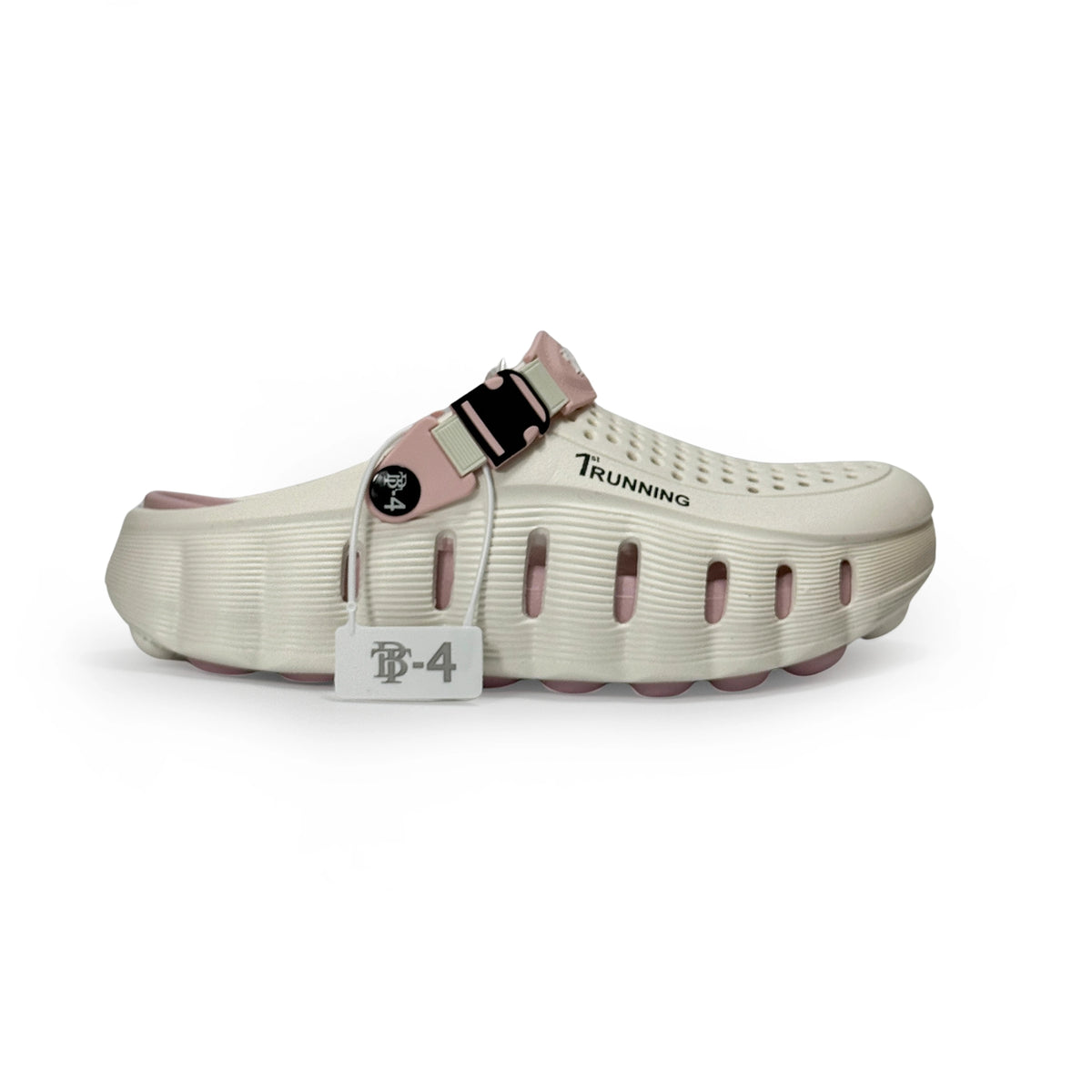 EVA Clogs White Pink
