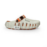 EVA Clogs White Orange