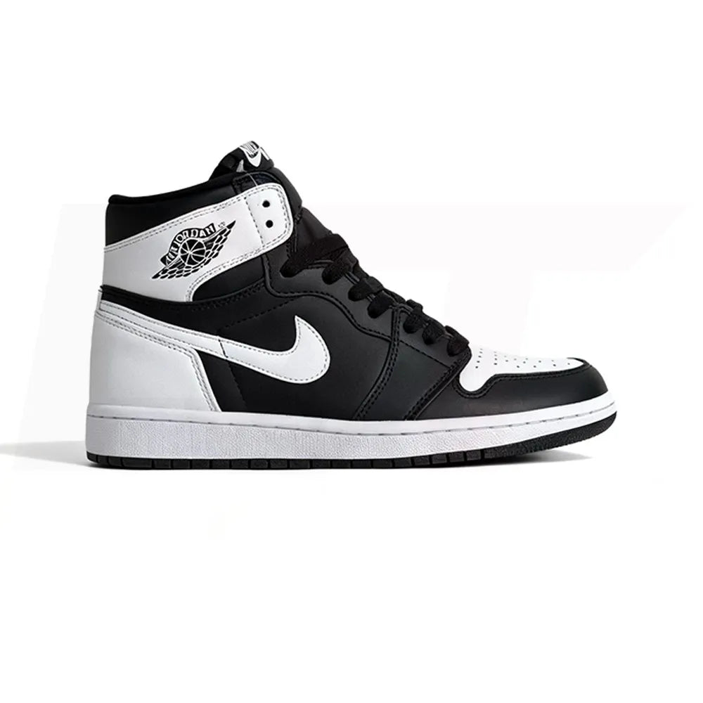 AJ1 RETRO HIGH - WHITE SWOOSH PANDA