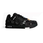 LV TRAINER - DENIM BLACK EMBOSED