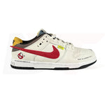 SB DUNK LOW - RED SWOOSH
