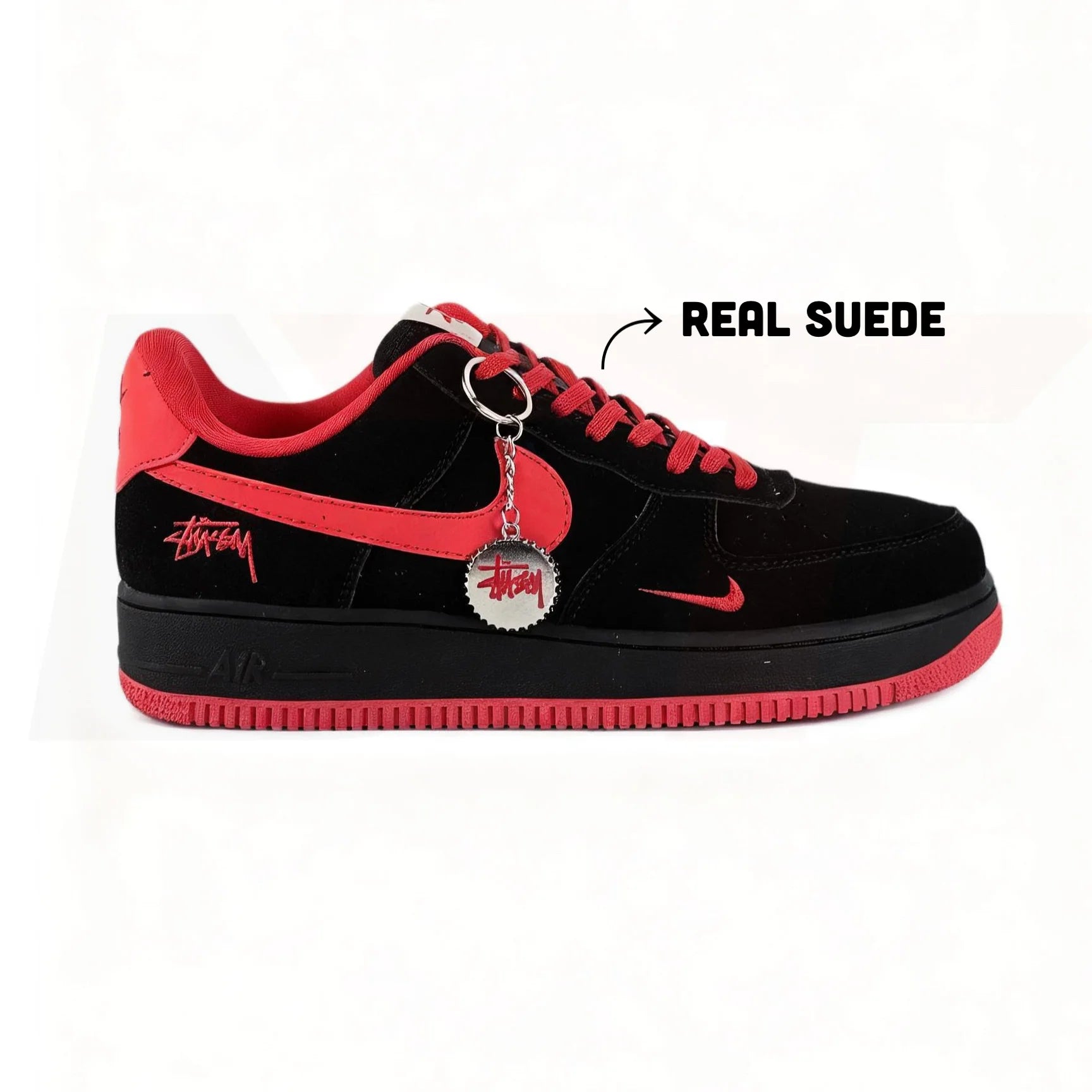 AF 1 - STUSSY RED